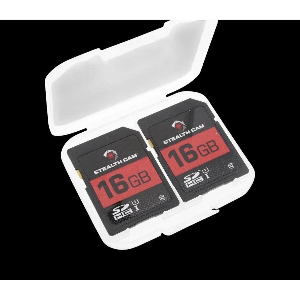 Stealth Cam 16 GB SD Card 2 Pack High Speed Data Transfer for Trail Cameras